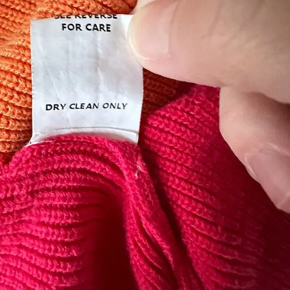 Honey Punch Cardigan Sweater Womens MEDIUM Open Front Rainbow Pride Twee Kidcore - Picture 8 of 10